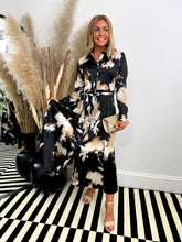 The Georgina- Abstract Print Maxi Dress